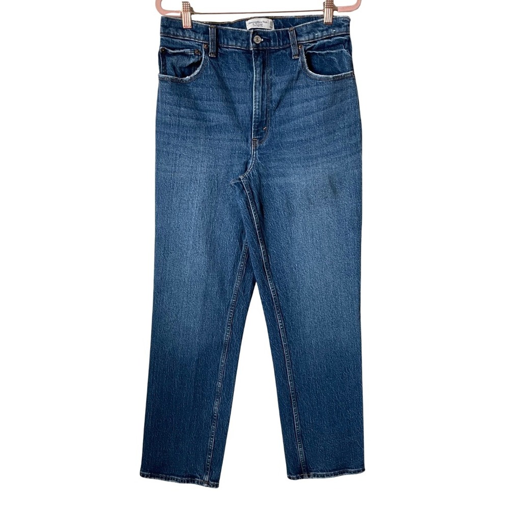 Abercrombie & Fitch Jeans Womens Size 30 10 90s Straight Ultra High Rise Denim